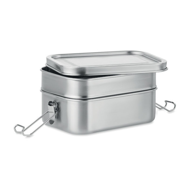 Lunch box acier personnalisable double 