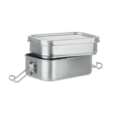 Lunch box acier personnalisable double 