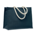 Sac de plage publicitaire en jute Aura 