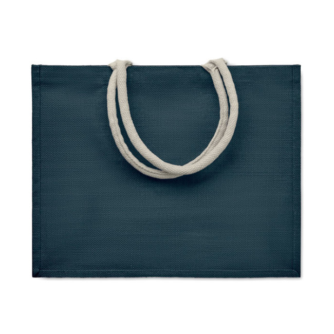 Sac de plage publicitaire en jute Aura 