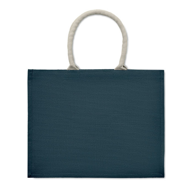 Sac de plage publicitaire en jute Aura 