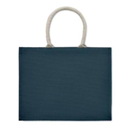 Sac de plage publicitaire en jute Aura 