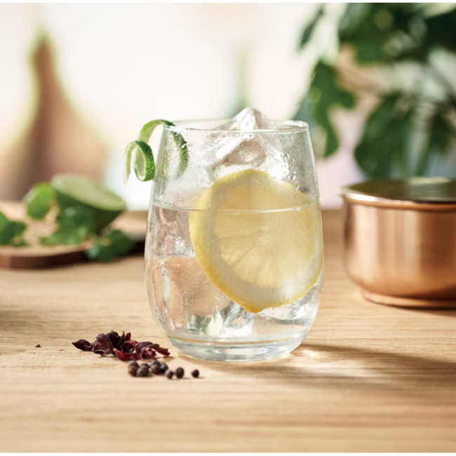 Verre en verre recylé personnalisable 420 ml 