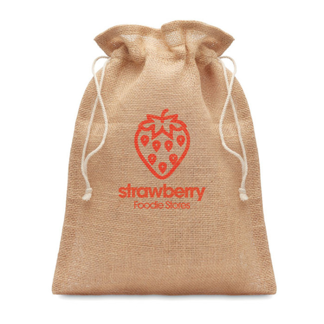 Pochette cadeau en toile de jute Small 
