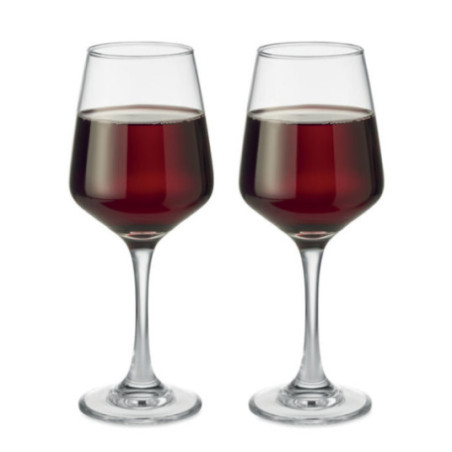 Set verres à vin personnalisables 400 ml 