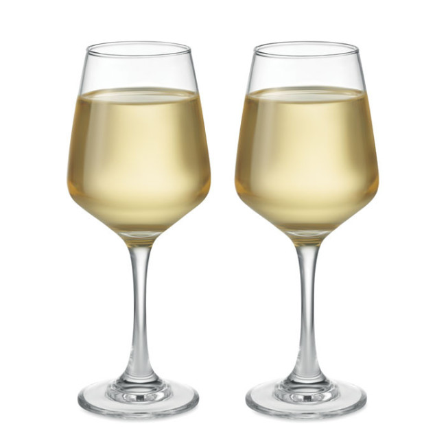 Set verres à vin personnalisables 400 ml 