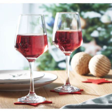 Set verres à vin personnalisables 400 ml 
