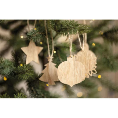 Ensemble de 6 décorations de sapin Chriset 