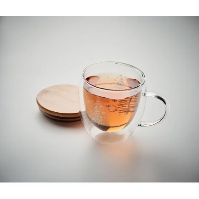Mug publicitaire double paroi Sian 220 ml 