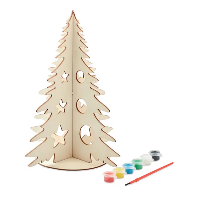Sapin de Noël en bois TREE AND PAINT 
