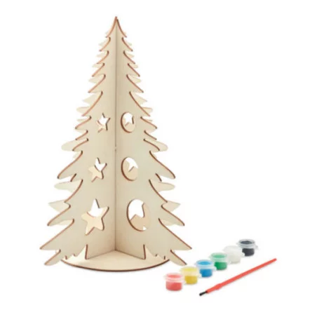 Sapin de Noël en bois TREE AND PAINT 