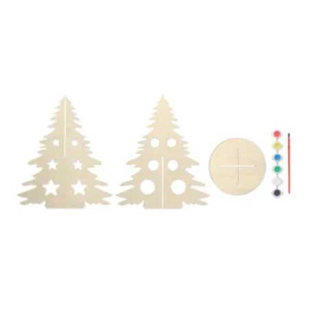 Sapin de Noël en bois TREE AND PAINT 