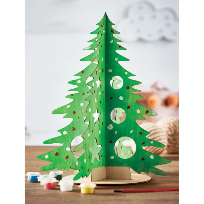 Sapin de Noël en bois TREE AND PAINT 