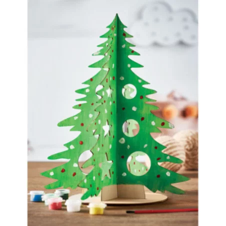 Sapin de Noël en bois TREE AND PAINT 