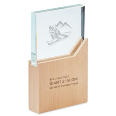Trophée en bois personnalisable Zeal 