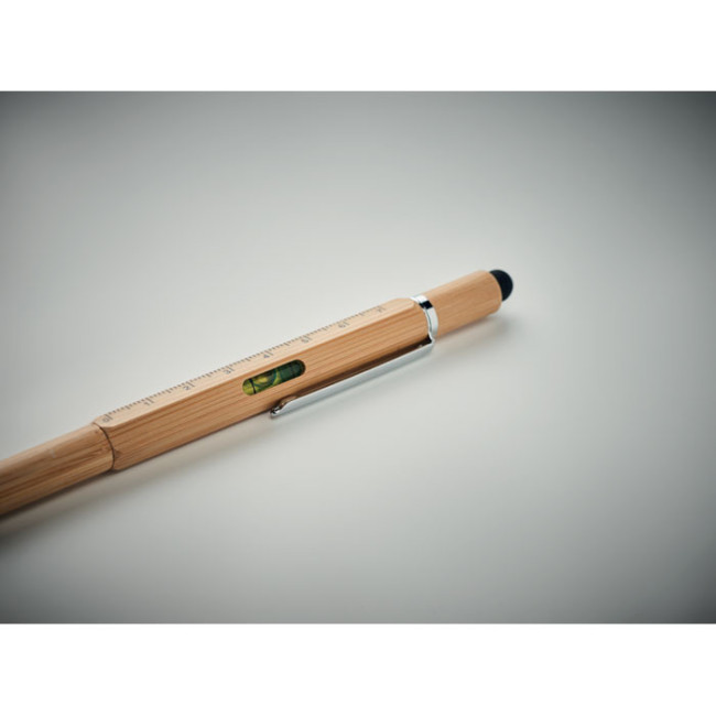 Stylo niveau à bulle publicitaire Toolbam 