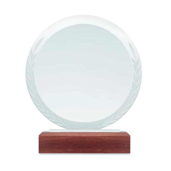 Trophée publicitaire en cristal Keen 