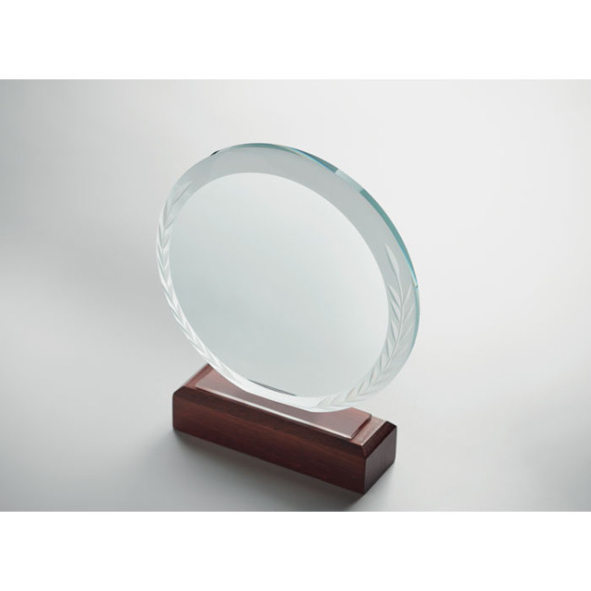 Trophée publicitaire en cristal Keen 