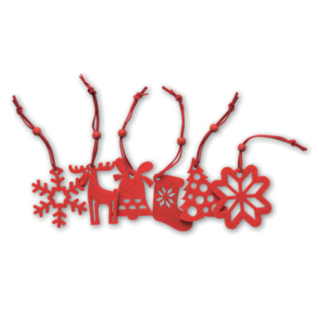 Décorations de Noël publicitaire Rouge 