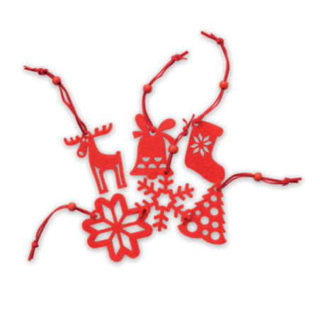 Décorations de Noël publicitaire Rouge 