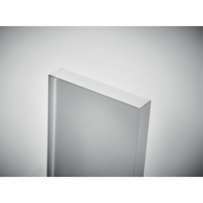Trophée en verre personnalisable BLO 