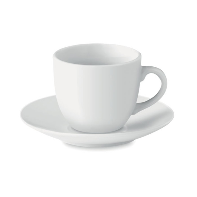 Set tasse publicitaire Espresso porcelaine 