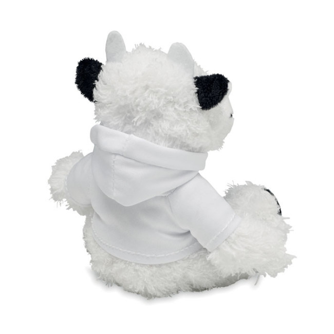 Vache en peluche publicitaire Manny 