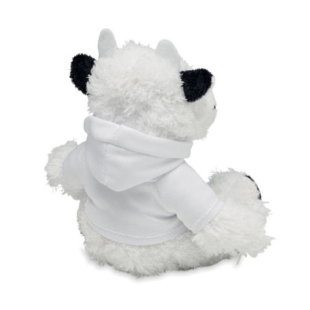 Vache en peluche publicitaire Manny 