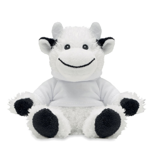 Vache en peluche publicitaire Manny 