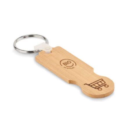 Porte-clés jeton publicitaire COMPRAS 