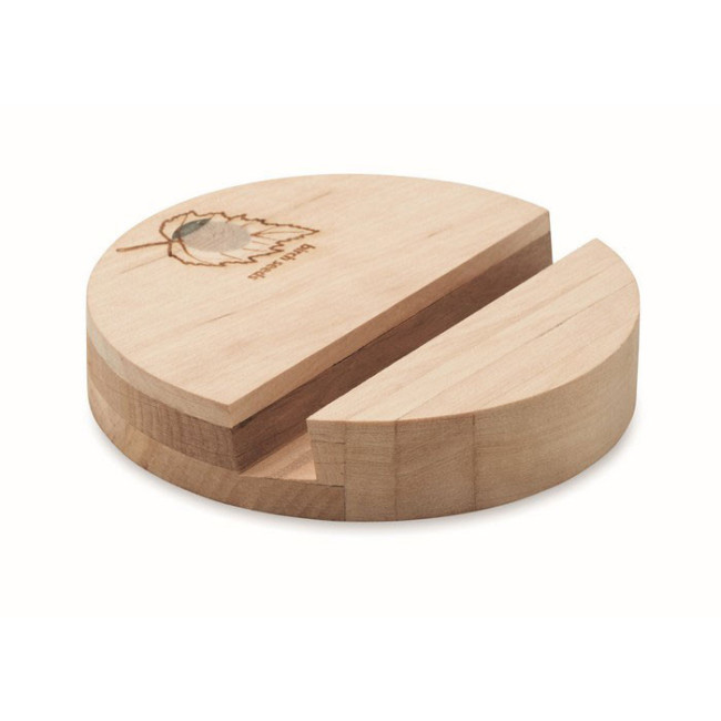 Support de téléphone en bouleau Grow Round Stand 