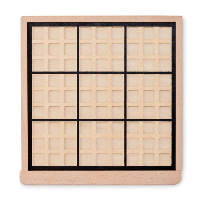 Sudoku publicitaire en bois 