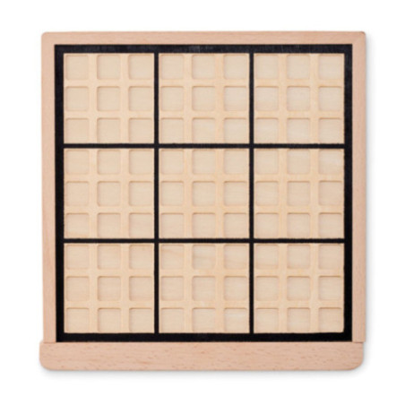 Sudoku publicitaire en bois 
