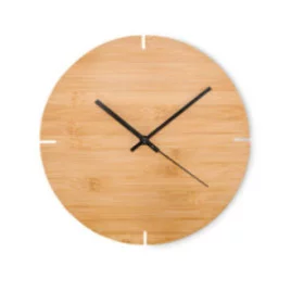 Horloge murale en bambou...