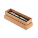 Coffret liège avec stylo à bille Graz 