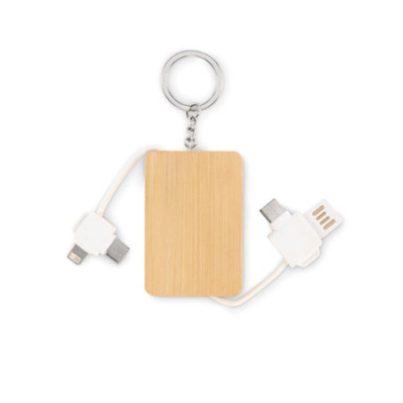 Porte-clés câbles de recharge BUPOW 