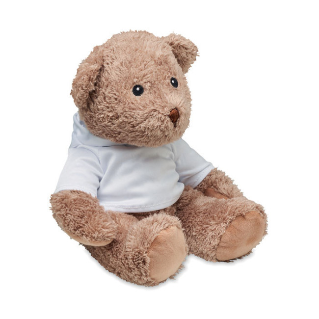 Grand ours en peluche publicitaire John 