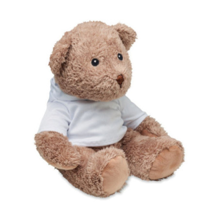 Grand ours en peluche publicitaire John 