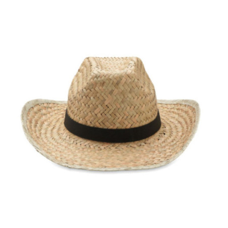 Chapeau cow-boy publicitaire en paille Texas 