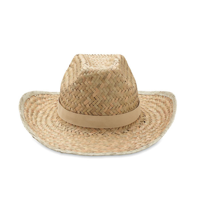 Chapeau cow-boy publicitaire en paille Texas 