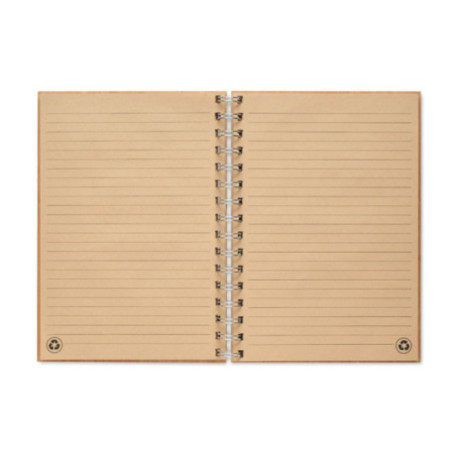 Carnet A5 de notes publicitaire bambou Bram 