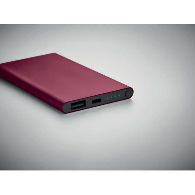 Powerbank publicitaire aluminium Powerflat C 