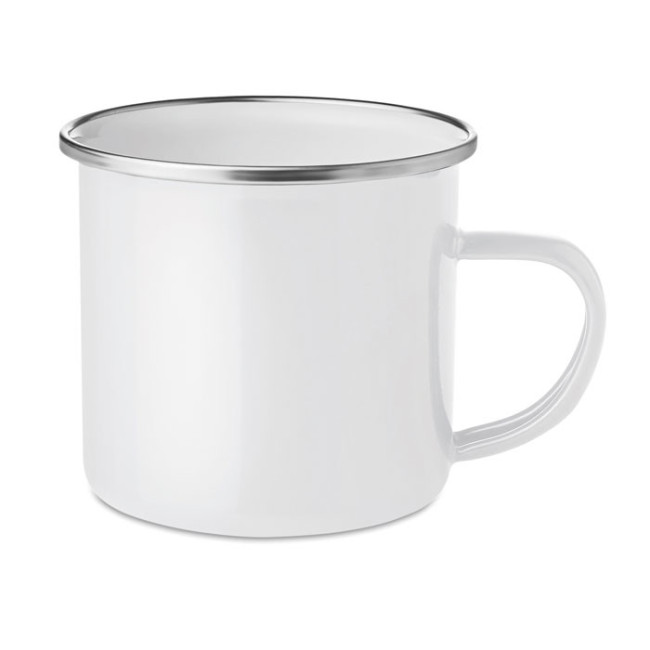 Tasse vintage en métal sublim Plateado 350 ml 