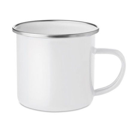 Tasse vintage en métal sublim Plateado 350 ml 