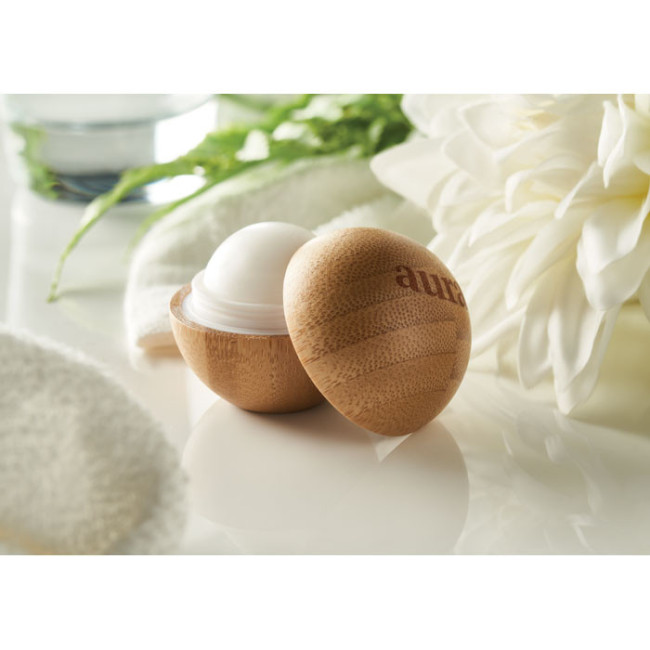 Baume à lèvres naturel avec pot en bambou Soft Lux 