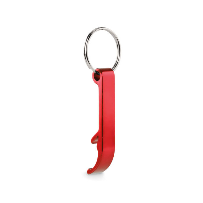 Porte-clés décapsuleur aluminium recyclé OVIKEY 