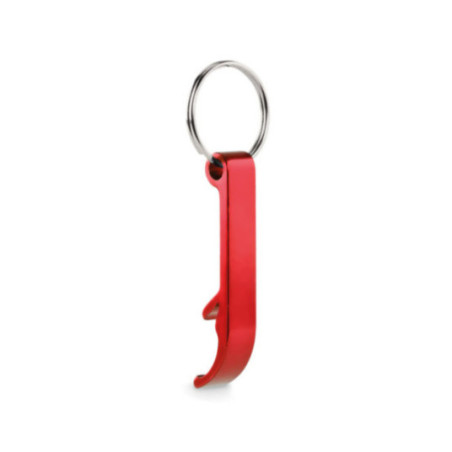 Porte-clés décapsuleur aluminium recyclé OVIKEY 