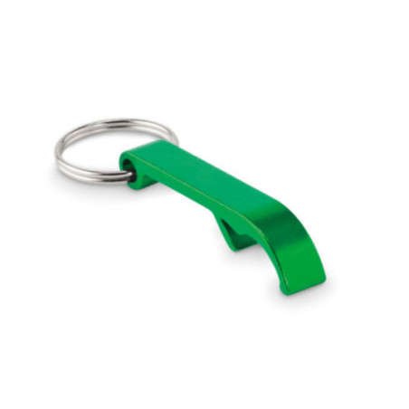 Porte-clés décapsuleur aluminium recyclé OVIKEY 