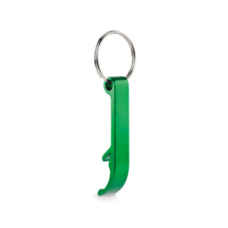 Porte-clés décapsuleur aluminium recyclé OVIKEY 