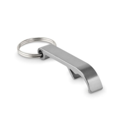 Porte-clés décapsuleur aluminium recyclé OVIKEY 
